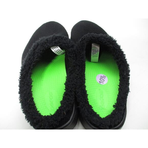 OOFOS OOcoozie Men’s Size 10.5 Mule Shoes Slides Sandals Slippers Black
